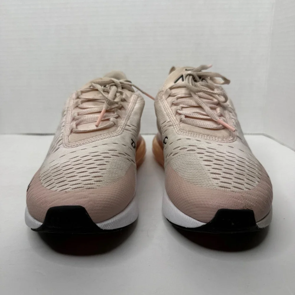 Nike Air Max 270 Sneakers Womens 8.5 Barely Rose Pink AH6789-604 Running Shoes